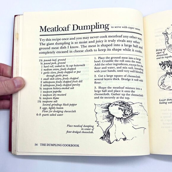 The Dumpling Cookbook by Maria Polushkin 1977 Workman Publishing Recipes - Picture 3 of 7